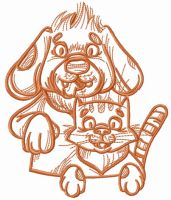 My pets embroidery design