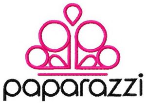 Paparazzi accesories logo embroidery design