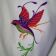 Embroidered Fantastic bird