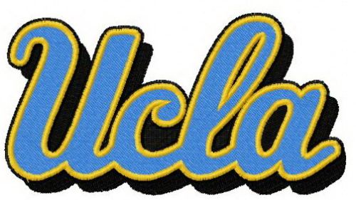 UCLA Bruins logo 2 machine embroidery design