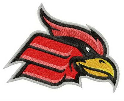 Wheeling Cardinals logo machine embroidery design