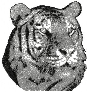 Tiger free photo embroidery design