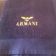 Armani Logo design on towel embroidered