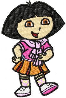 Dora the Explorer Scout 2 machine embroidery design