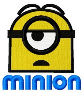 Tired Minion 2 embroidery design