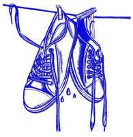 Wet gumshoes 2 embroidery design