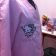 Hello kitty fairy design on embroidered cotton pink bathrobe