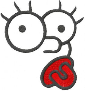 Just Maggie embroidery design