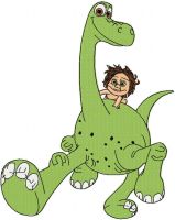 Arlo and Spot 5 embroidery design