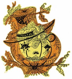 Halloween party 2 embroidery design