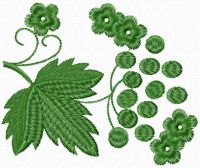 Leaf Viburnum Free Embroidery Design: Nature's Beauty in Every Stitch