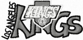 Los Angeles Kings Logo machine embroidery design