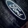 Towel with ford logo embroidery design
