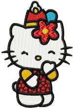 Hello Kitty Party embroidery design