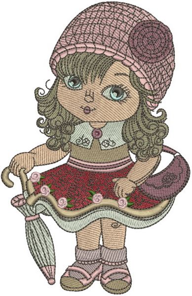 Young fashion-monger 2 machine embroidery design