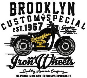 Vintage Motors 2 embroidery design