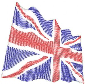 Union Jack embroidery design
