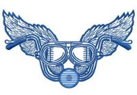 Motorbike club 4 embroidery design