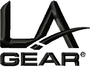 LA Gear Logo machine embroidery design