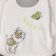 Baby bib with funny cat and butterfly free embroidery design