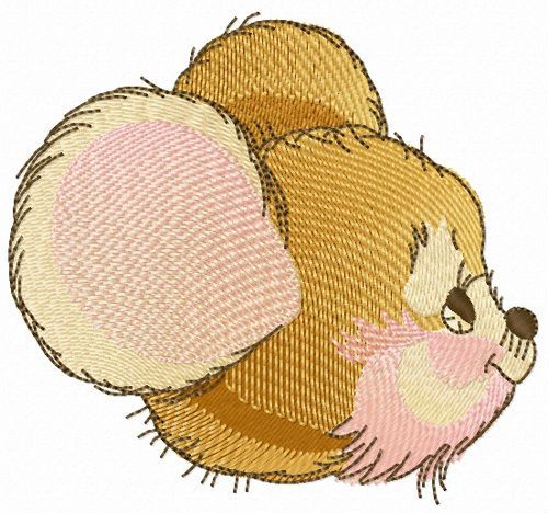 House mouse machine embroidery design