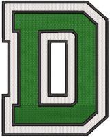 Dartmouth Big Green primary logo embroidery design