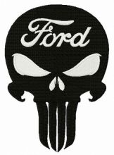 Ford Punisher embroidery design