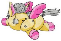 Glide embroidery design