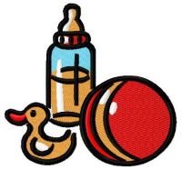 Baby stuff embroidery design