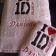 Embroidered One direction design on towel