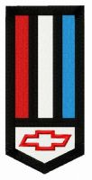 Chevrolet Camaro alternative logo embroidery design