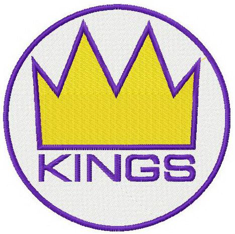 Seattle Kings 2014 logo machine embroidery design