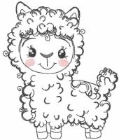 Farm cute embroidery design