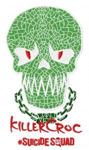 Suicide Squad KillerCroc embroidery design