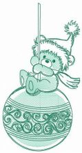Fun before Christmas embroidery design