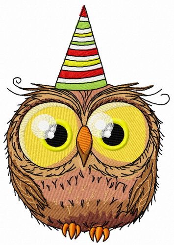 Owl's first birthday 3 machine embroidery design