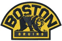 Boston Bruins alternative logo embroidery design