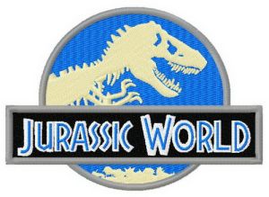 Jurassic world embroidery design