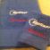 Top gear design on towel embroidered