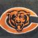 Chicago Bears logo embroidery design on towel