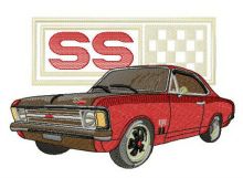 Chevrolet Chevelle SS embroidery design