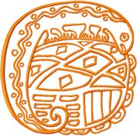 Iguana on the Rock  embroidery design