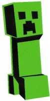 Minecraft Creeper 9 embroidery design