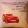 LEather embroidered pillowcase with Lightning McQueen 
