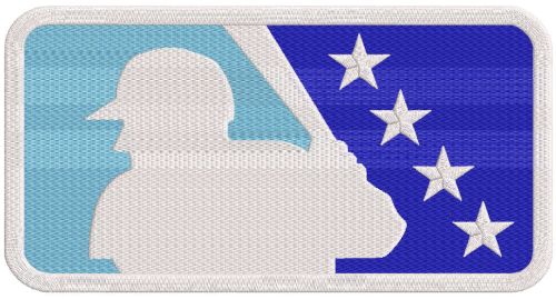 Minor League Baseball logo 2024 embroidery design