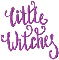 Little witches free embroidery design