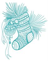 Christmas spirit 2 embroidery design