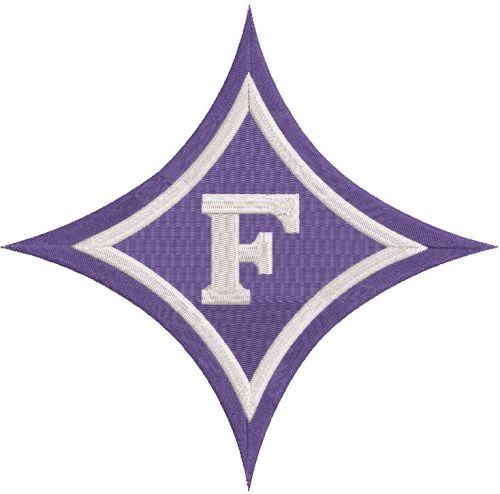 Furman Paladins primary logo embroidery design
