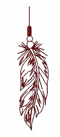 Feather 39 machine embroidery design