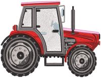 Uncover the Magic of Red Tractor embroidery design